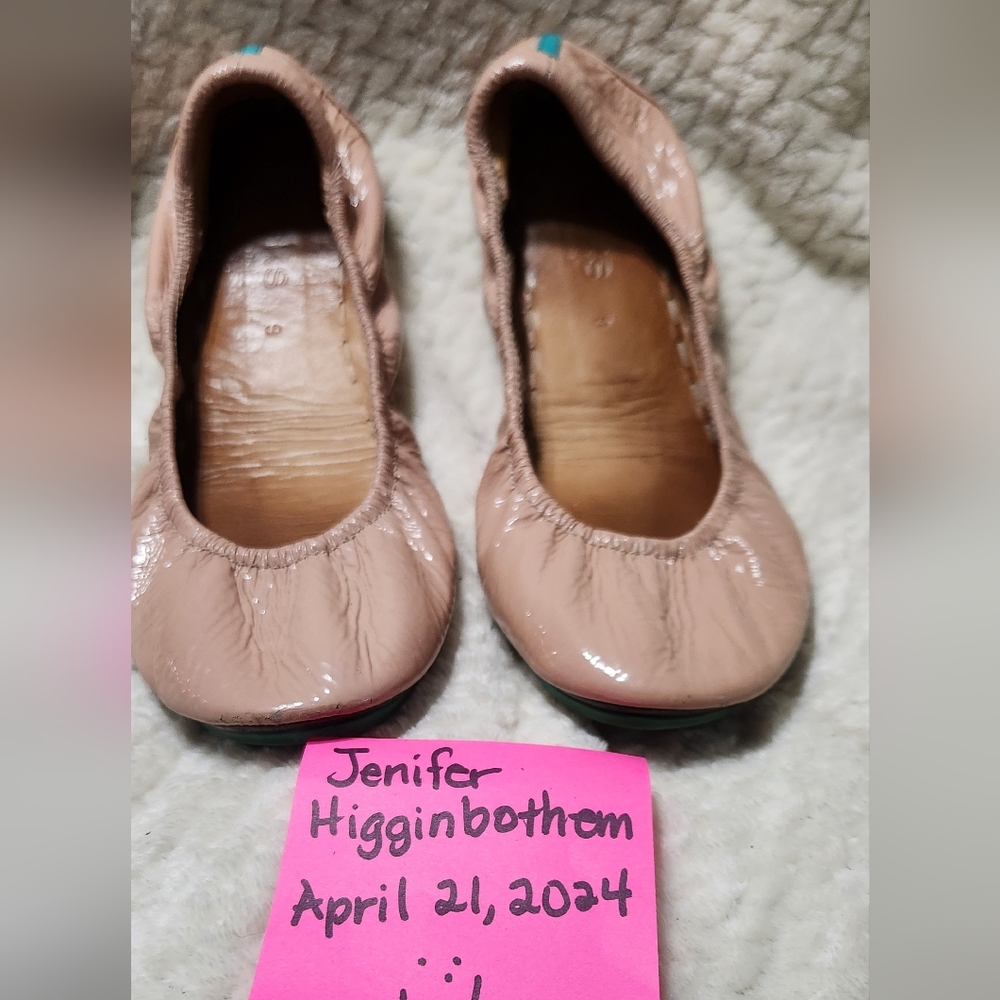Blush Patent Tieks Size 9